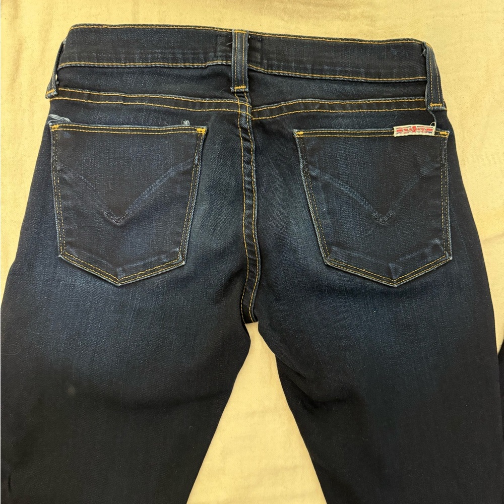 Hudson Jeans Indigo Straight Leg Denim